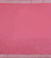 Peach Woven Dupion Silk Saree With Floral Buttas-DS0571