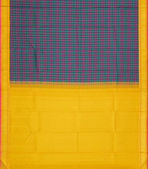 Multi Colour Handloom Korvai Kanchipuram Silk Saree With Checks-KA15458