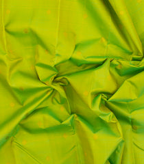 Light Green Handloom Korvai Kanchipuram Silk Saree With Buttas-KA15426