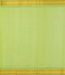 Black Handloom Silk Cotton Saree With Dotted Checks-SC3929