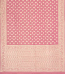 Dusty Pink Woven Art Tissue Dupion Saree With Floral Zari Buttas-BL5880