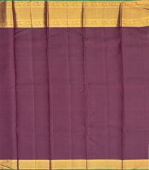 Orange Handloom Korvai Kanchipuram Silk Saree With Meena Buttas-KA12974
