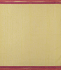 Light Yellow Handwoven Bengal Cotton Saree With Floral Buttas-BG1488