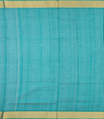 Mango Yellow Handloom Silk Cotton Saree With Zari Checks & Contrast Border-SC4726
