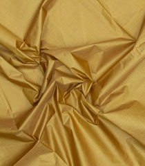 Gold Woven Tussar Silk Saree With Zari Pallu-TU3488