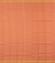 Dusty Peach Handloom Uppada Silk Saree With Buttas & Meena Pallu-UP0349