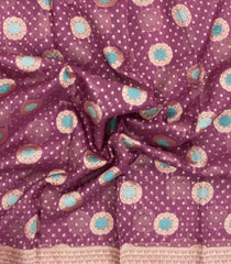 Dusty Pink Woven Pure Organza Silk Saree With Meena Floral Motifs-KS1109