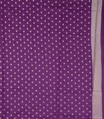 Purple Woven Blended Aura Saree With Zari Buttas & Zari Border-BL5803