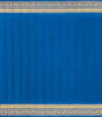 Magenta Handloom Gadwal SICO Saree With Cotton Body & Silk Border-GA0381