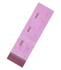 Light Pink Woven Rasipuram Cotton Saree With Floral Buttas-RA2564
