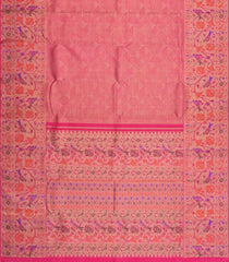 Pink Handloom Kanchipuram Silk Saree With Meena Zari Motifs-KA15843