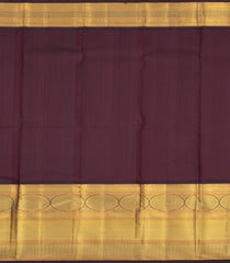Cream Handloom Korvai Kanchipuram Silk Saree With Contrast Border-KA16064