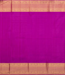 Turquoise Handloom Korvai Kanchipuram Silk Saree With Meena Floral Motifs-KA14736