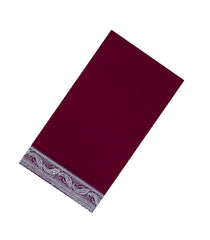 Maroon Woven Synthetic Vichitra Saree With Zari Embroidery-BL5416