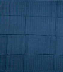 Indigo Woven Tussar Saree With Stripes-TU3348