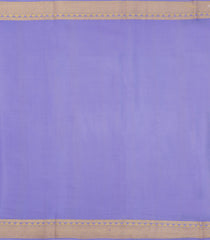 Blue Woven Mysore Silk Saree With Zari Checks & Contrast Border-MS3379