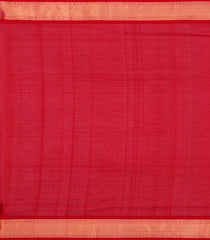 Maroon Handloom Silk Cotton Saree With Checks & Buttas-SC4234