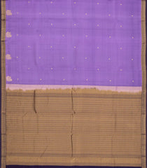 Lavender Woven Pure Silk Saree With Floral & Annam Motifs -EC2542