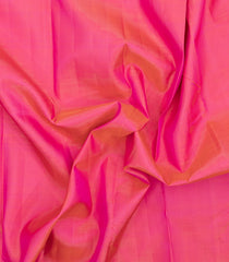Pink Handloom Korvai Kanchipuram Silk Saree With Contrast Temple Border-KA15946