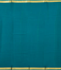 Rust Woven Mysore Silk Saree With Contrast Border-MS3719