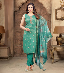 Teal Green Festive Kurta Set: RC5568