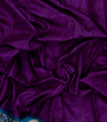 Purple Printed Synthetics Dupion Saree With Abstract Motifs-BL5208