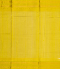 White Handloom Korvai Silk Cotton Saree With Floral Buttas & Contrast Border-SC3441