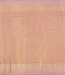 Light Peach Woven Tissue Silk Saree With Floral Zari Motifs-KA15571