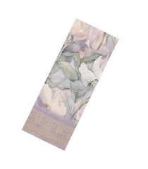 Lavender Woven Synthetic Viscose Saree With Printed Floral Motifs-BL4926