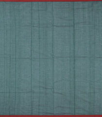 Bottle Green Handloom Kanchi Cotton Saree With Deer Buttas-KC1595