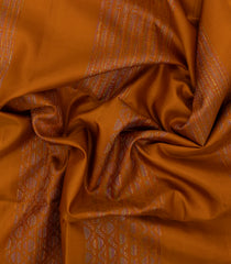 Rust Handloom Soft Silk Saree With Meena Floral Motifs-SO4571
