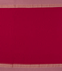 Pink Woven Bengal Cotton Saree With Contrast Border-BG1645
