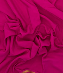Hot Pink Woven Mysore Silk Saree With Pure Zari Border -MS3273