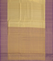 Gold Handloom Tissue Kanchipuram Silk Saree With Diamond Motifs-KA14601