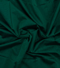 Dark Green Handloom Maheswari Silk Cotton Saree With Zari Border-SC4838