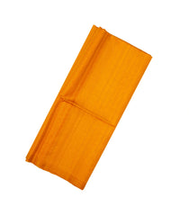Mustard  Handloom Soft Silk Saree With Stripes & Checks-SO4200