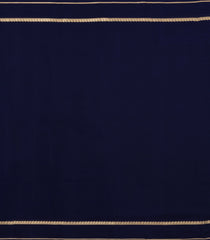Midnight blue Woven Mysore Silk Saree With Zari Border-MS3684