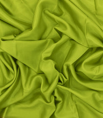 Neon Green Woven Mysore Silk Saree With Contrast Border-MS3284