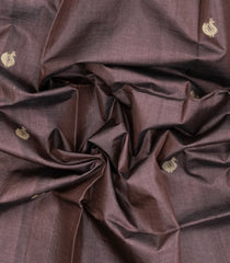 Lilac Woven Tussar Silk Saree With Annam Buttas-TU3237