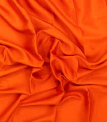 Orange Woven Mysore Silk Saree With Contrast Zari Border-MS3868