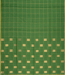 Green Woven Kota Silk Saree With Zari Checks -KO1051