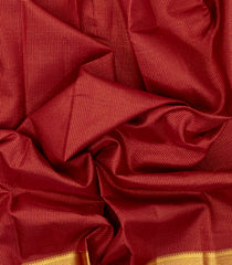 Crimson Handloom Kanchipuram Silk Saree With Zari Checks -KA14432