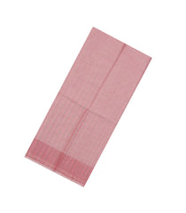 Peach Woven Tussar Silk Saree With Checks-TU3327