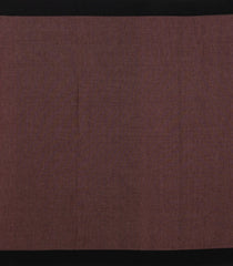 Brown Woven Bengal Cotton Saree With Contrast Border-BG1768
