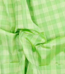 Light Green Woven Soft Silk Saree With Checks-SO4643