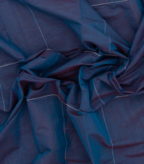 Navy Blue Woven Chirala Cotton Saree With Printed Spiral-CR1365