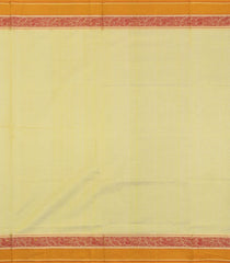 Yellow Handloom Silk Cotton Saree With Gandaberunda Buttas-SC4399