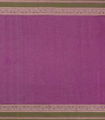 Magenta Handloom Silk Cotton Saree With Buttas-SC4320