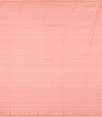 Baby Pink Printed Chanderi Cotton Saree With Floral Motifs-CC1746