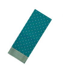 Cyan Woven Mysore Silk Saree With Floral Motifs-MS3403